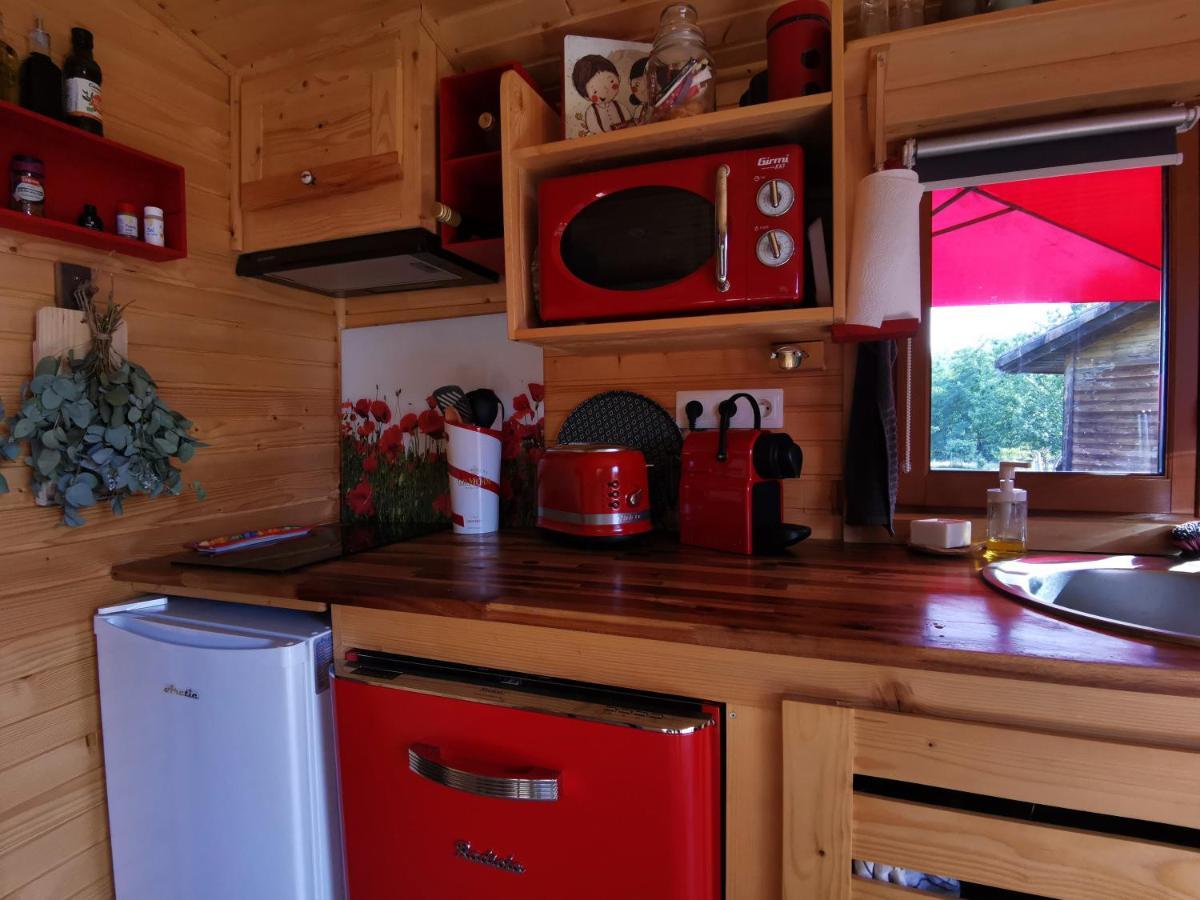 La Roulotte Du Cagire - 4 Pers - Pyrenees Guest House Villeneuve-de-Riviere Luaran gambar