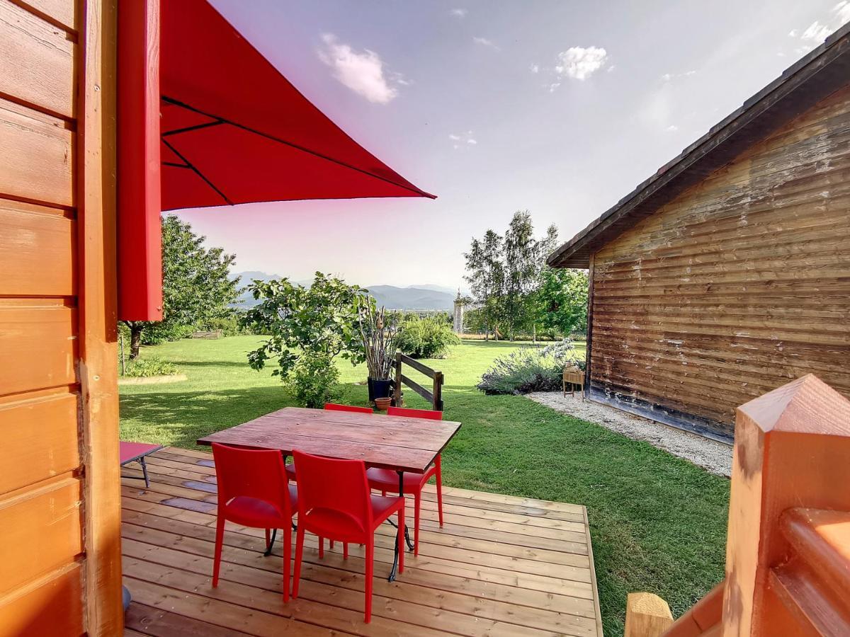 La Roulotte Du Cagire - 4 Pers - Pyrenees Guest House Villeneuve-de-Riviere Luaran gambar